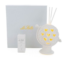 Bomboniera Comunione Le stelle profumatore globo porcellana led