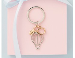 Portachiavi Mongolfiera anello grande claraluna