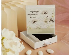 Scatolina Confettata Floreale Verde