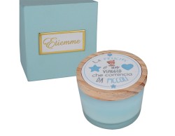 Bomboniera Battesimo CANDELA SFAVILLA CIELO Etiemme