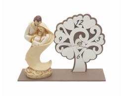 Bomboniera Matrimonio Mariella Martini famiglia con sveglia albero della vita