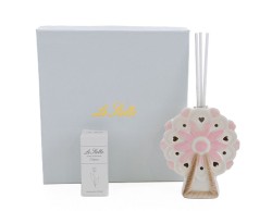 Bomboniera Nascita Battesimo Le stelle profumatore ruota panoramica rosa