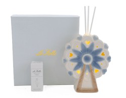 Bomboniera  Nascita Battesimo Le stelle profumatore ruota panoramica  led celeste