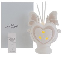 Bomboniera Nascita Battesimo Le stelle profumatore cuore farfalla led