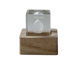 Bomboniera Lampada Cubo LED Crystall Cresima