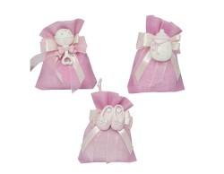 sacchetto harmony Nascita e Battesimo Magnete soggetto resina girl assortito in 3 modelli