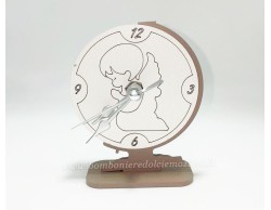 Bomboniera Prima Comunione Cresima Mariella Martini Sveglia con Angelo