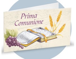 bigliettini prima comunione BIBBIA