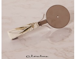 Bomboniera Matrimonio Claraluna rotella per taglia pizza decoro foglie