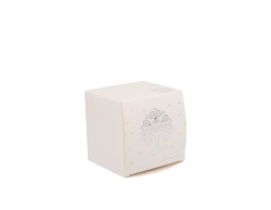 BOMBONIERA MATRIMONIO HARMONY PIATTINO CUORE PORCELLANA BIANCA CON ALBERO DELLA VITA PLATINO su Bomboniere Dolci Emozioni