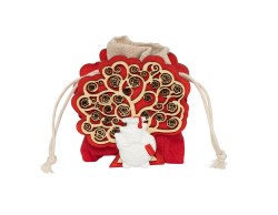 SCATOLINA LAUREA HARMONY LEGNO ALBERO DELLA VITA CON GUFO