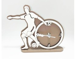 Bomboniera Prima Comunione Cresima Mariella Martini Sveglia con Calciatore