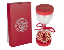 Bomboniera Laurea Clessidra Alloro Gold Grande Etiemme
