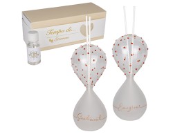 Bomboniera Matrimonio Diffusore Ambiente Clessidra Emotion Grande assortito 2 pezzi Etiemme