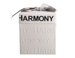 Bomboniera Matrimonio Harmony Porta Tovaglioli in Porcellana Decalco "Alice" su Bomboniere Dolci Emozioni