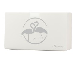 Bomboniera Matrimonio Harmony set 2 tazzine da caffè con piattino porcellana decalco floreale su Bomboniere Dolci Emozioni