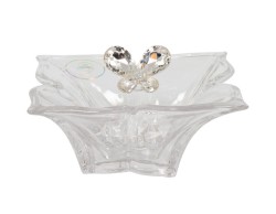 BOMBONIERA MATRIMONIO HARMONY COPPETTA ZARA MEDIA CON APPLICAZIONE FARFALLA CRISTALLO