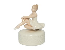 Bomboniera Harmony Prima Comunione carillon ballerina porcellana