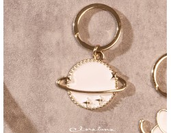 Portachiavi mondo oro piccola