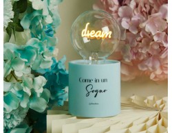 Bomboniera Claraluna 2026 Lampada LED Azzurro