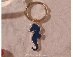 Portachiavi cavalluccio oro piccola