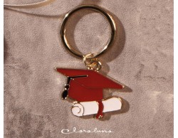 Portachiavi laurea oro piccola