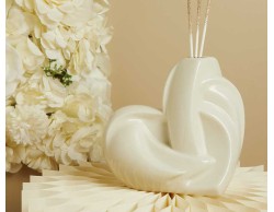 Bomboniera Matrimonio Claraluna 2026 Diffusore Cuore Grande Bianco