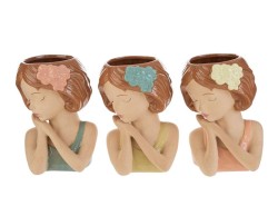 Bomboniera le stelle Vaso in Ceramica ragazze 3 Assortiti