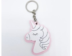 Portachiavi unicorno Rosa