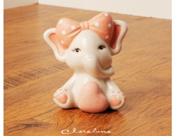 bomboniera Claraluna Nascita Battesimo elefante femmina grande su Bomboniere Dolci Emozioni