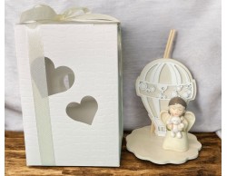 Bomboniera Prima Comunione Profumatore Mongolfiera Bimba