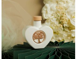 Bomboniera Matrimonio Claraluna 2026 Oliera Cuore con Albero della Vita Oro Rosa