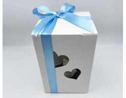 Bomboniera Prima Comunione Mariella Martini angioletto con luna led azzurro grande su Bomboniere Dolci Emozioni