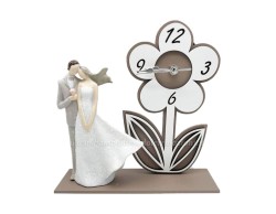 Bomboniera Matrimonio Mariella Martini orologio sposi con cuore