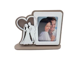 Bomboniera Matrimonio Mariella Martini portafoto sposi con cuore