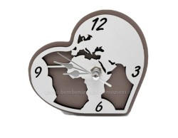 Bomboniera Matrimonio Mariella Martini orologio cuore con mondo