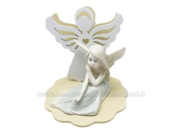 Bomboniera Prima Comunione Mariella Martini angioletto bambina con led