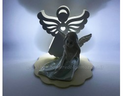 Bomboniera Prima Comunione Mariella Martini angioletto bambina con led su Bomboniere Dolci Emozioni