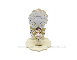 Bomboniera Prima Comunione Mariella Martini angioletto fiore con led