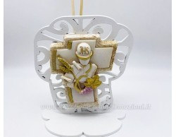 Bomboniera Prima Comunione Mariella Martini profumatore icona croce comunione