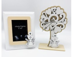 Bomboniera Matrimonio Mariella Martini portafoto più orologio prima comunione