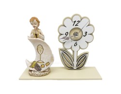 Bomboniera Matrimonio Mariella Martini orologio fiore comunione bimbo