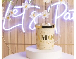 Bomboniera Matrimonio Claraluna Candela con scritta amore