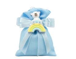 Sacchetto harmony 2024 magnete resina orsetto boy su arcobaleno