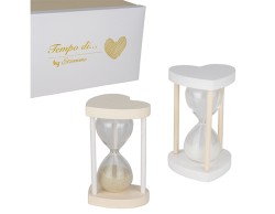 Bomboniera Matrimonio Clessidra a Cuore Sequenze Piccolo assortito 2 pezzi Etiemme