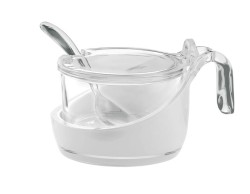 FORMAGGERA BICOLORE GUZZINI TRASPARENTE VINTAGE