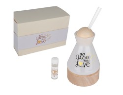 Bomboniera Matrimonio DIFFUSORE LED LAGUN Bianco Grande Etiemme