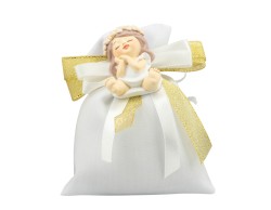 Sacchetto harmony 2024 MAGNETE RESIAN BIMBA CON FIORI ASSORTITA IN 3 MODELLI su Bomboniere Dolci Emozioni