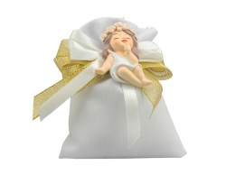 Sacchetto harmony 2024 MAGNETE RESIAN BIMBA CON FIORI ASSORTITA IN 3 MODELLI su Bomboniere Dolci Emozioni