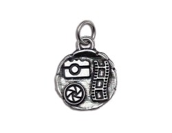 Bomboniera Laurea ciondolo fotografia in argento